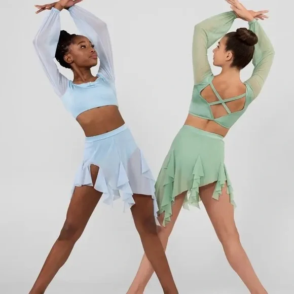 Weissmans “Honest” Light Green Lyrical Dance Costume - Picture 1 of 4